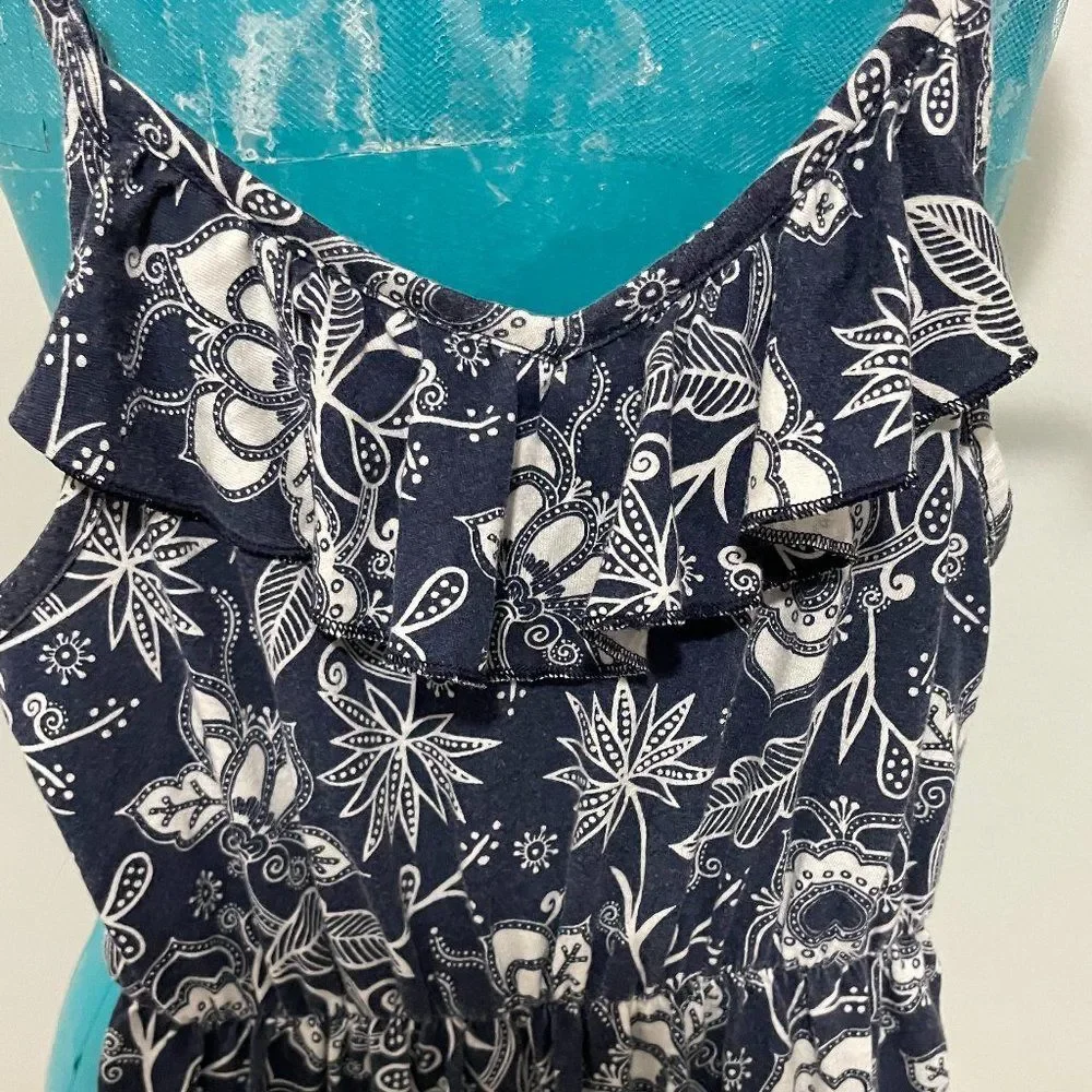 PS from Aeropostale Boho Floral Ruffle Spaghetti Strap Girls Dress Size 10